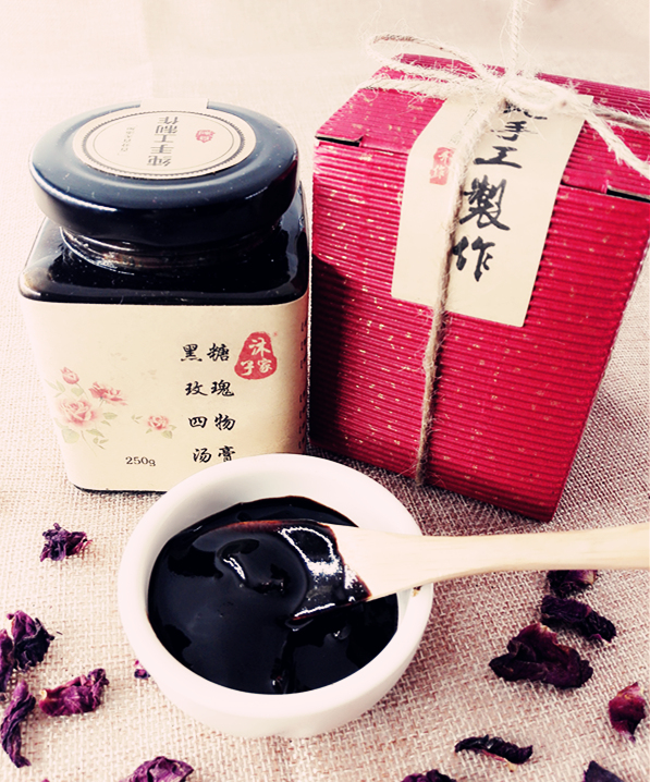 沐子家 黑糖玫瑰四物湯膏 補(bǔ)氣血 月經(jīng)不調(diào)痛經(jīng)暖宮