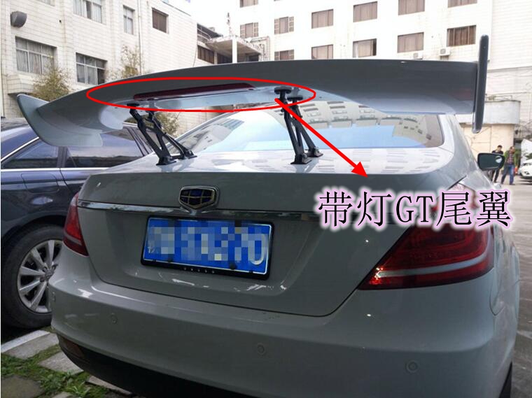 三廂通用汽車改裝尾翼ABS索八九思域L3速銳志藍鳥金剛榮威跑車翼